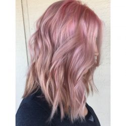 Cotton Candy with a long bob